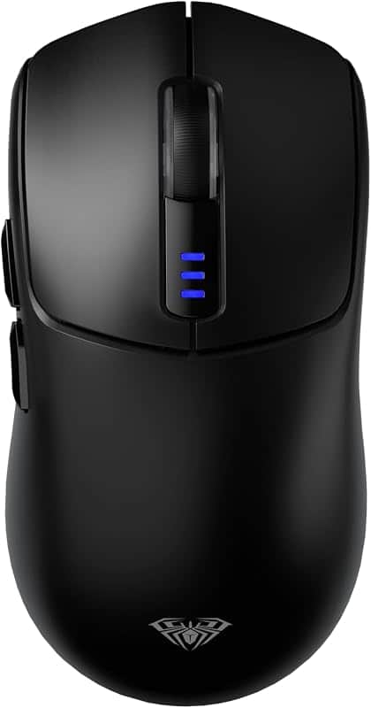 SC580 Wireless Gaming Mouse, Tri-Mode 2.4G/BT5.0/USB-C Gaming Mouse, 12000 DPI Rechargeab…