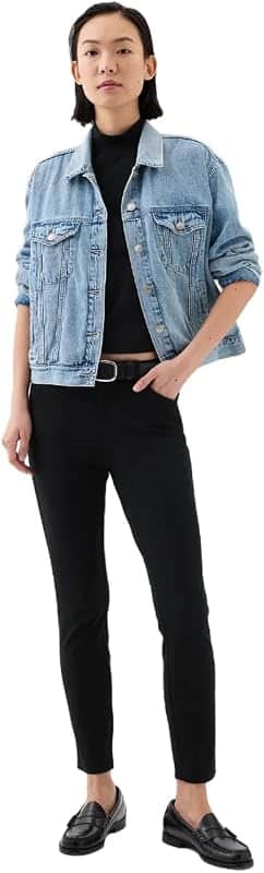 Womens Skinny Ankle Pants in Bi-Stretch