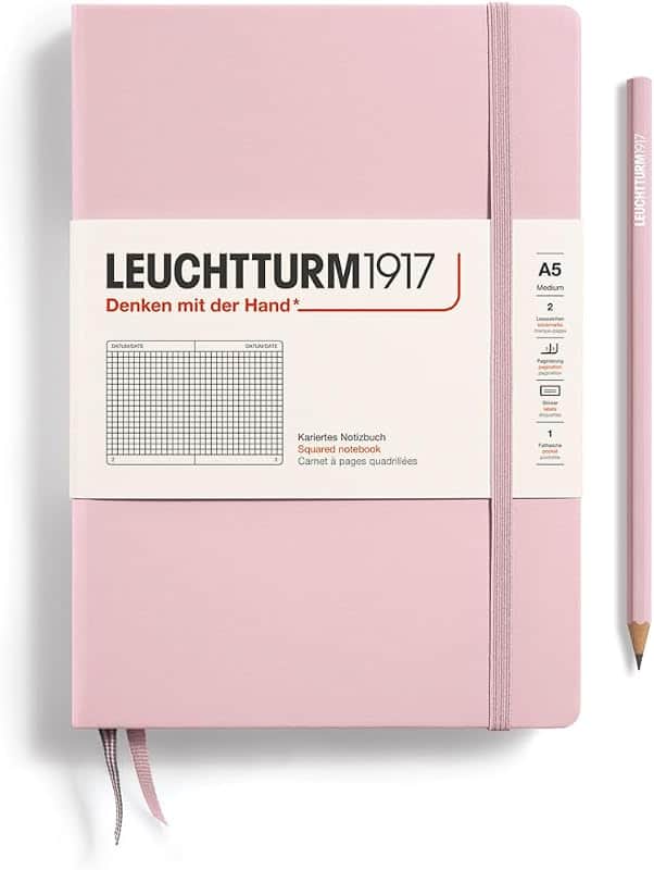 LEUCHTTURM1917 - Notebook Hardcover Medium A5-251 Numbered Pages for Writing and Journali…