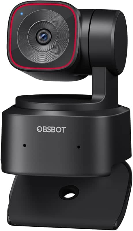 OBSBOT Tiny 2 Lite 4K Webcam for PC, AI Tracking PTZ Streaming Camera | 1/2" Sensor, Gest…
