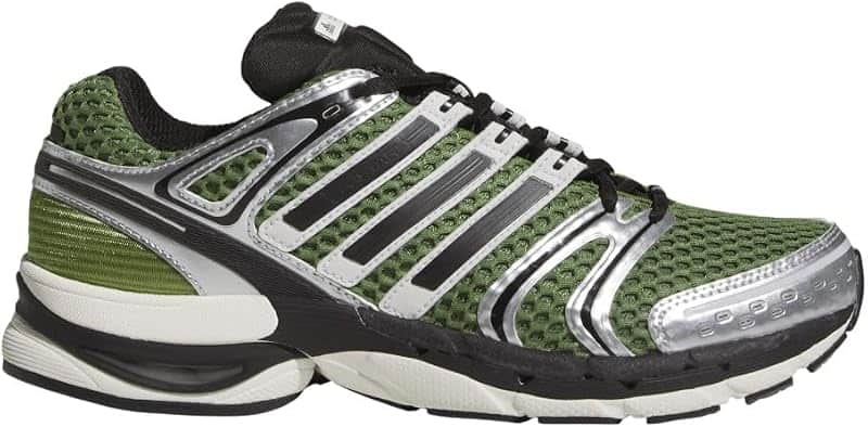 Mens Adistar Control 5 Sneakers Shoes Casual - Green, Silver