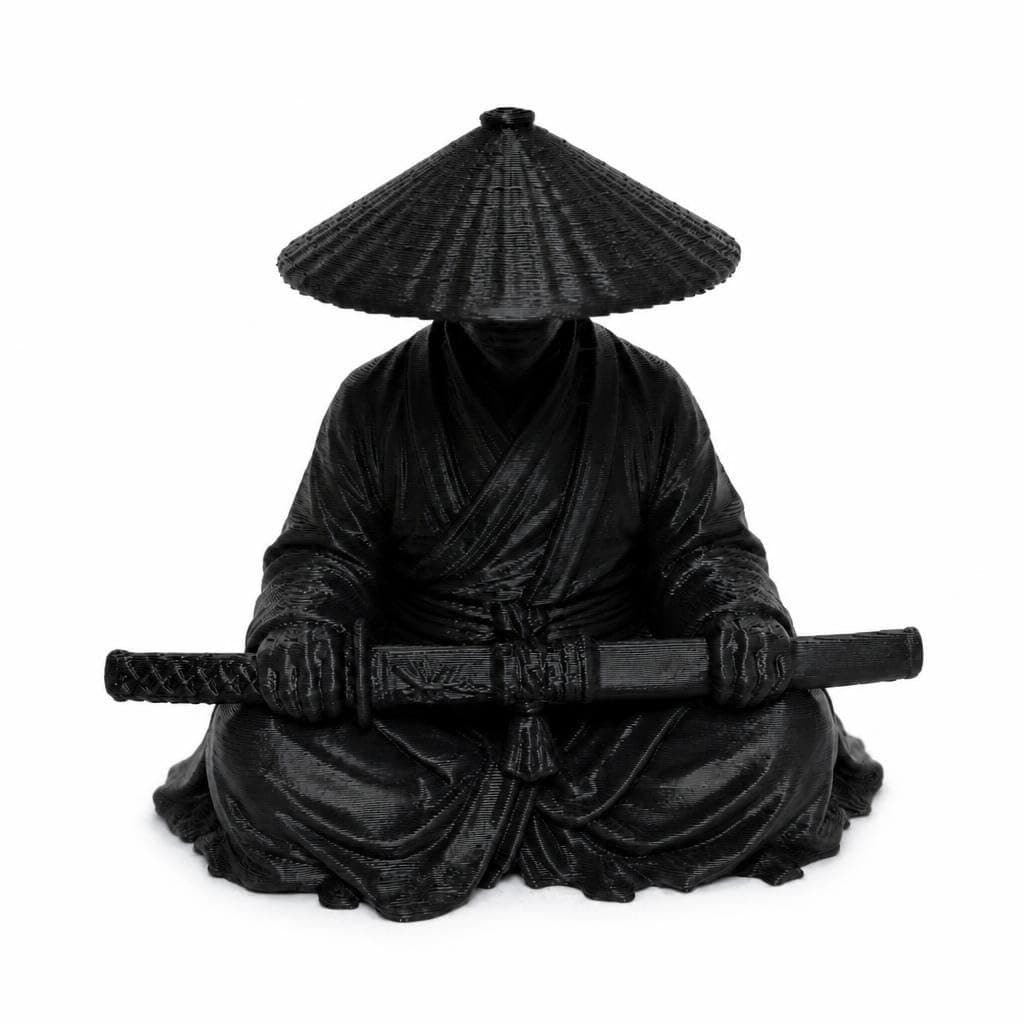 Japanese Samurai Warrior Statue for Home Decor, Desk, Shelf and Tabletop Display, Plastic…
