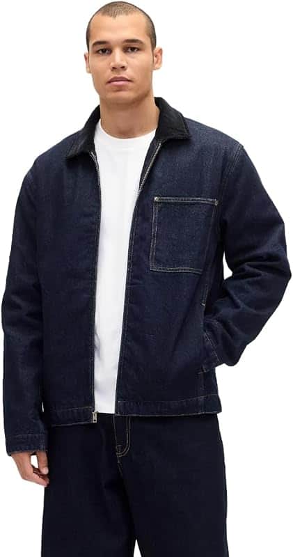 Men's Denim Lined Chore Jacket