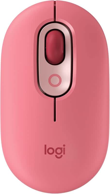 POP Mouse Compact and Portable Wireless - Heartbreaker Rose | Compact, portable, programm…