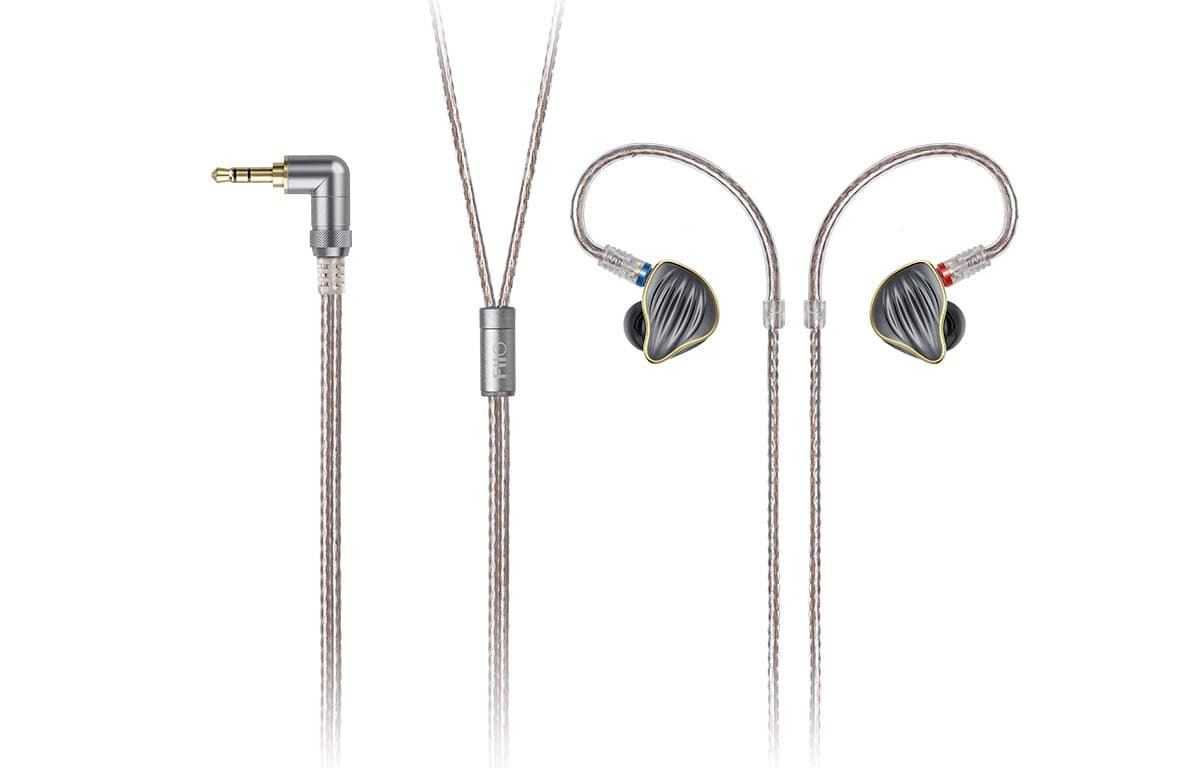 FH5 Best Over The Ear Headphones/Earphones Detachable Cable Design HiFi Quad Driver Hybri…