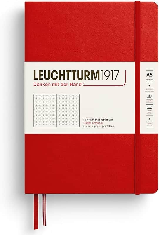 LEUCHTTURM1917 - Notebook Hardcover Medium A5-251 Numbered Pages for Writing and Journali…