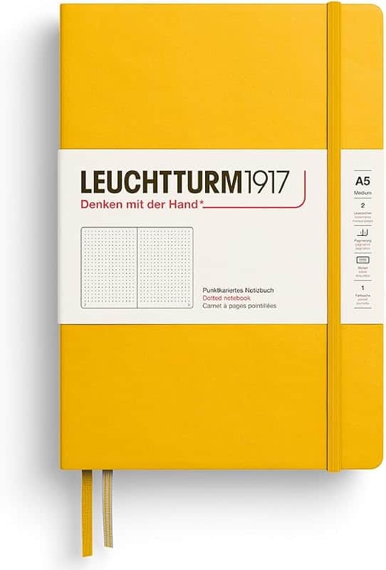 LEUCHTTURM1917 - Notebook Hardcover Medium A5-251 Numbered Pages for Writing and Journali…