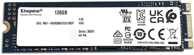 SSD 128GB M.2 2280 SATA 6 Gb/s 350DE Series L50361-001 RBU SNS8350DES3 128GP Solid State…