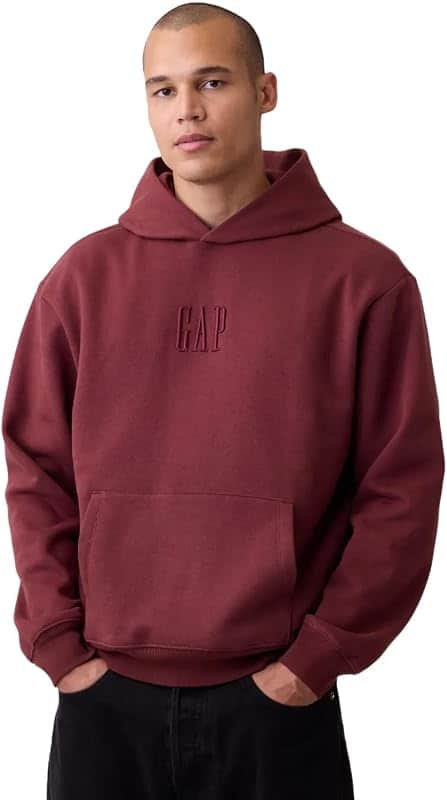 Men's Vintage Soft Oversized Full Zip Hoodie