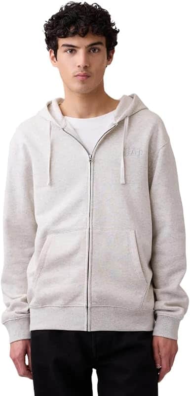 Men's Hi-lo Heritage Logo Full Zip Hoodie