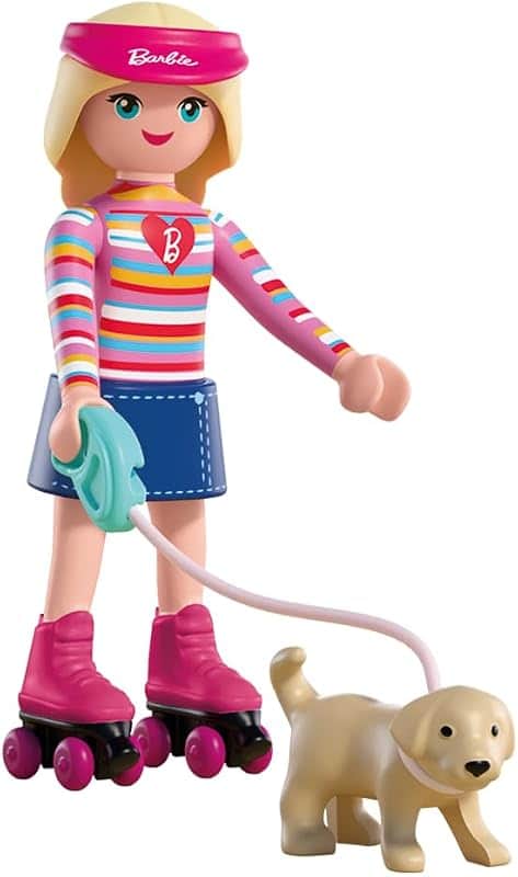 x Barbie Malibu | Roller Skate Set with Barbie, Puppy Taffy & Convertible Sneakers | for…