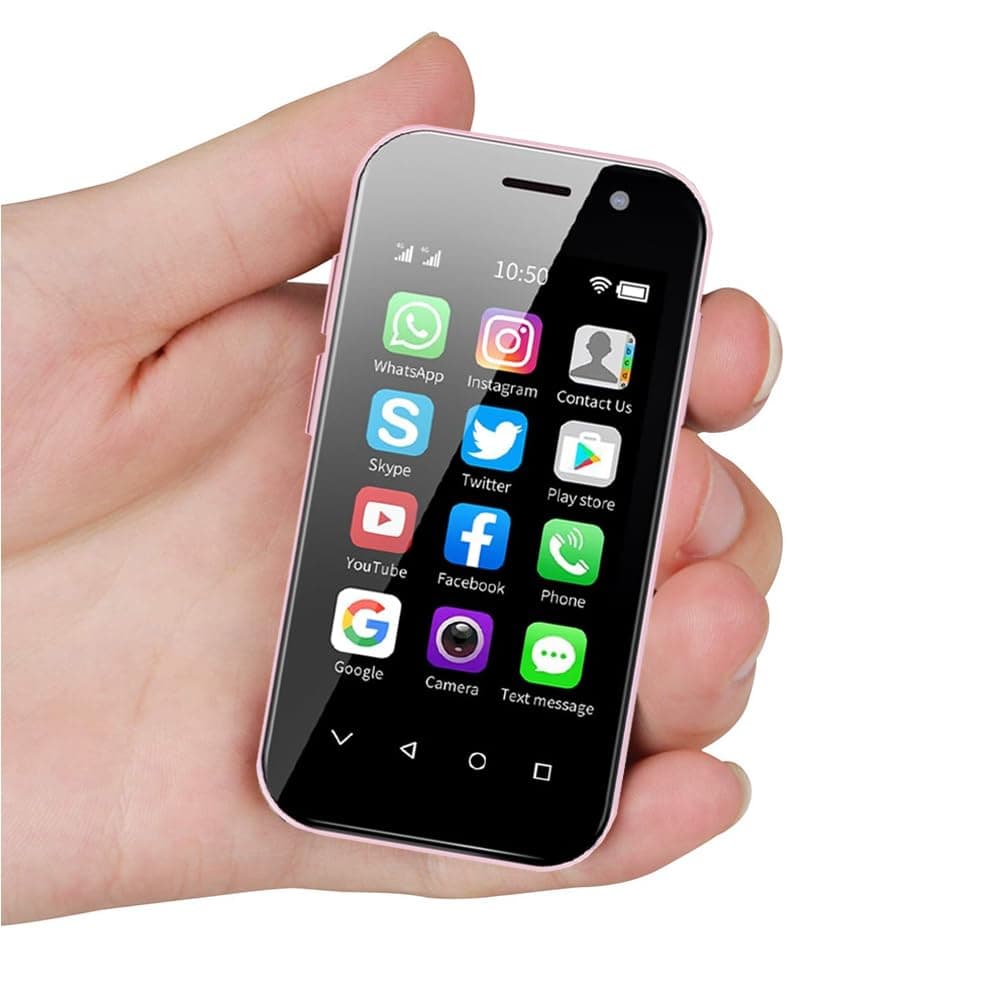 Cutwif Mini 4G Smartphone Unlocked, 3.0 Inch Dual Sim Quad Core Mini Phone Premium Child…