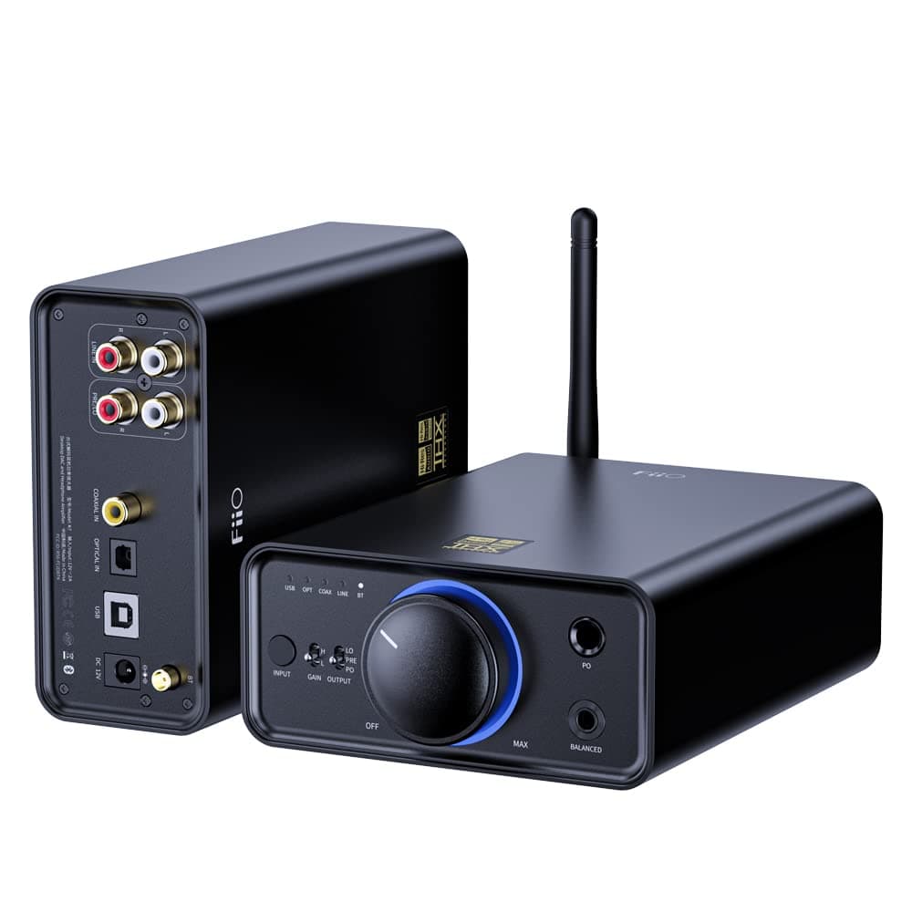 K7BT Balanced HiFi DAC Bluetooth Headphone Amplifier AK4493S*2, XMOS XU208 PCM384kHz DSD2…