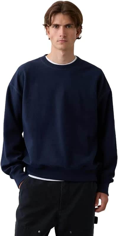 Men's Logo Crewneck Fleece Sweatshirt