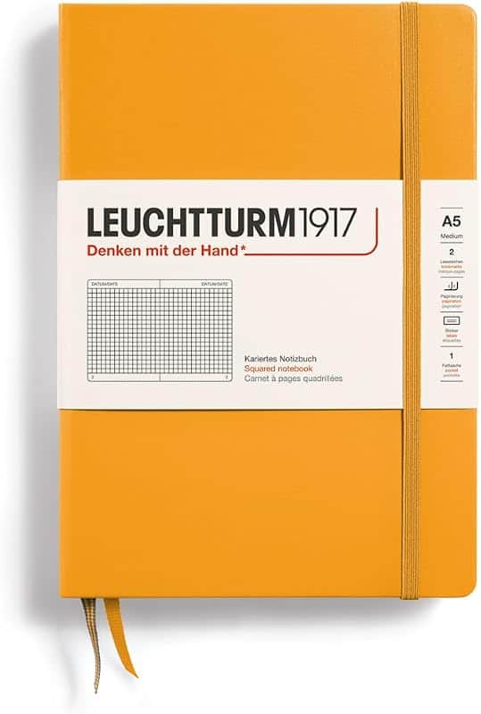 LEUCHTTURM1917 - Notebook Hardcover Medium A5-251 Numbered Pages for Writing and Journali…