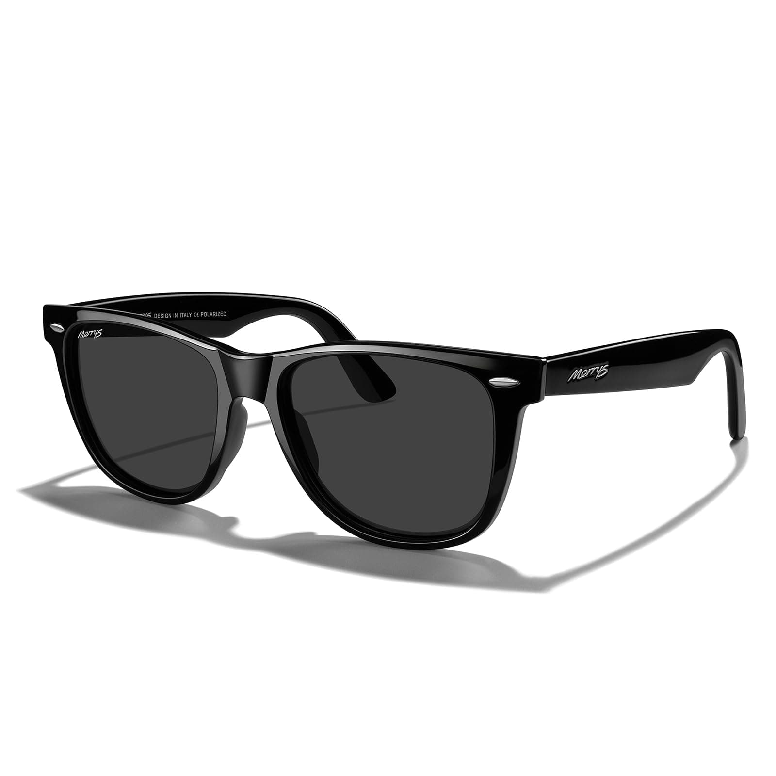 MERRY'S Classic Square Sunglasses for Men Women Polarized UV400 S6140 | Iconic Square Fra…