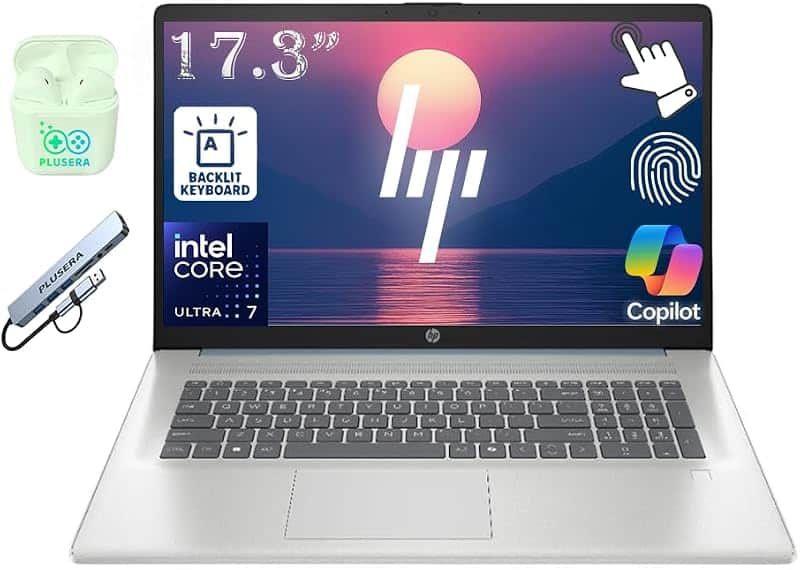 17.3" Touchscreen Laptop Computer, Intel Core Ultra 7 Processor, 16GB RAM 1TB Storage (51…