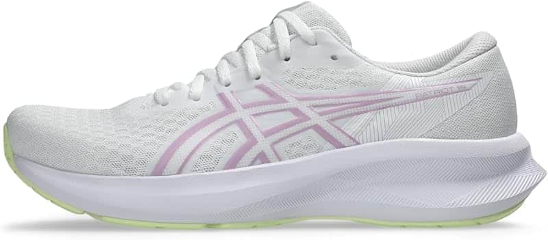 Women's Patriot 14 Running Shoes, 7.5, White/Illuminate Yellow