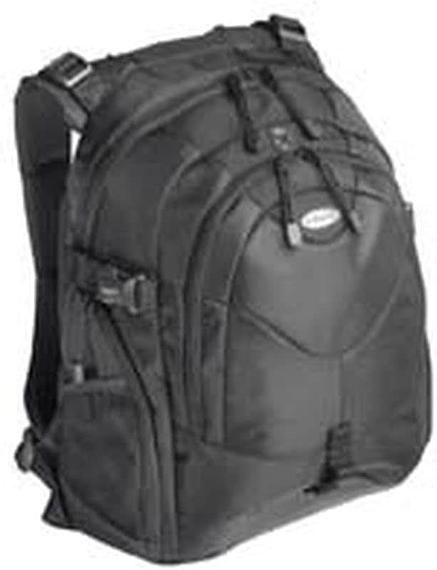 TEB01 Campus Laptop Computer Backpack Fits 15 - 16 Inch Laptops, Black