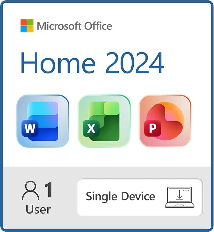 Office Home 2024 | Classic Office Apps: Word, Excel, PowerPoint | One-Time Purchase for a…