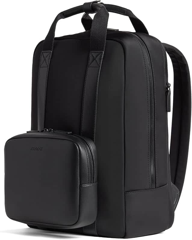 Monos Metro Backpack Nylon, Travel Backpack with Laptop Compartment, Lightweight Water-Re…