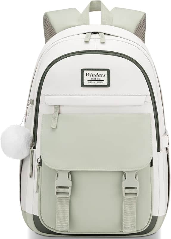 School Backpack for Teen Girls, Cute College Backpacks for Women Students Aesthetic Bookb…