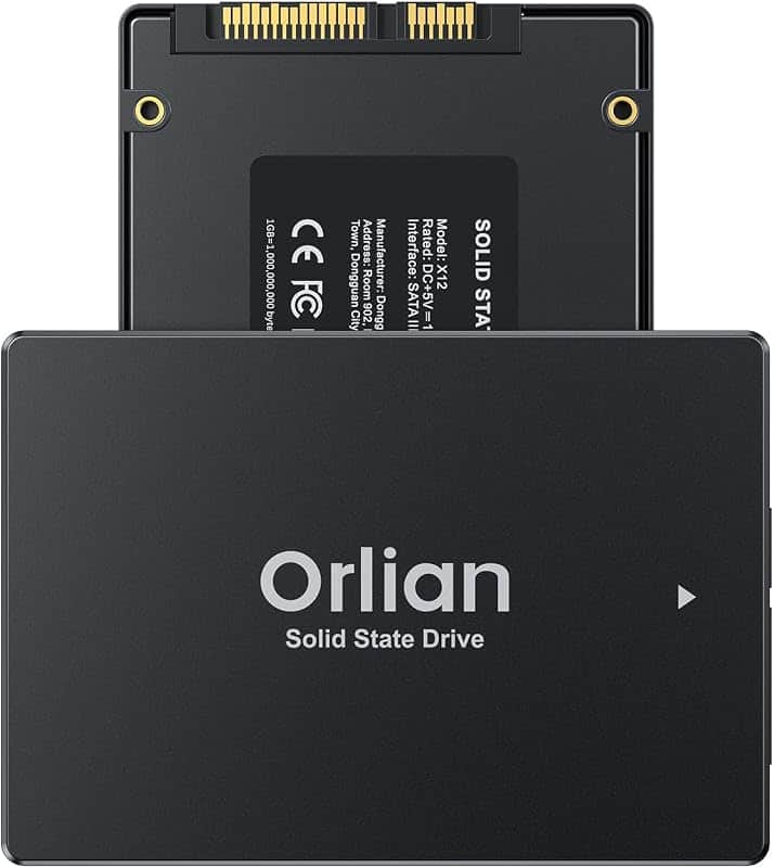 Orlian 128GB SATA III Internal SSD 2.5" Solid State Drive Up to 550MB/s | 3D NAND TLC Fla…
