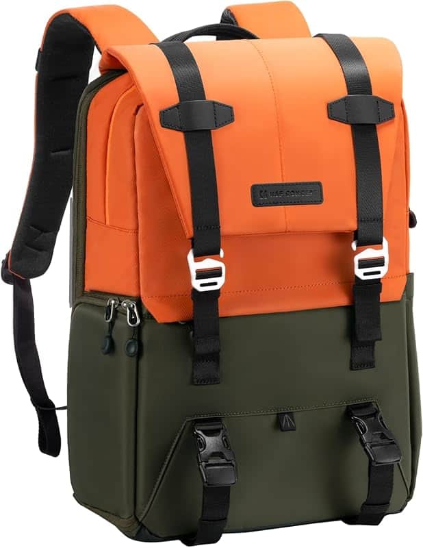 K&F CONCEPT Camera Backpack, 20L Camera Bags for Photographers | Large Capacity, Raincove…
