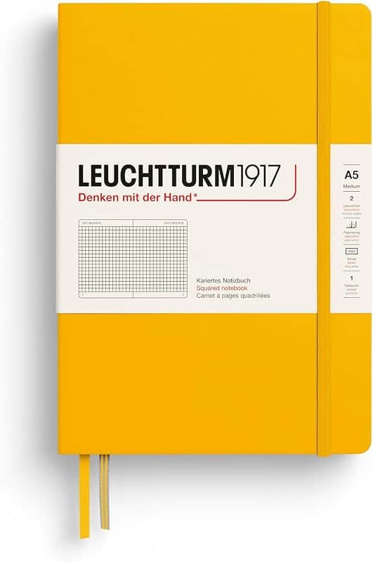 LEUCHTTURM1917 - Notebook Hardcover Medium A5-251 Numbered Pages for Writing and Journali…