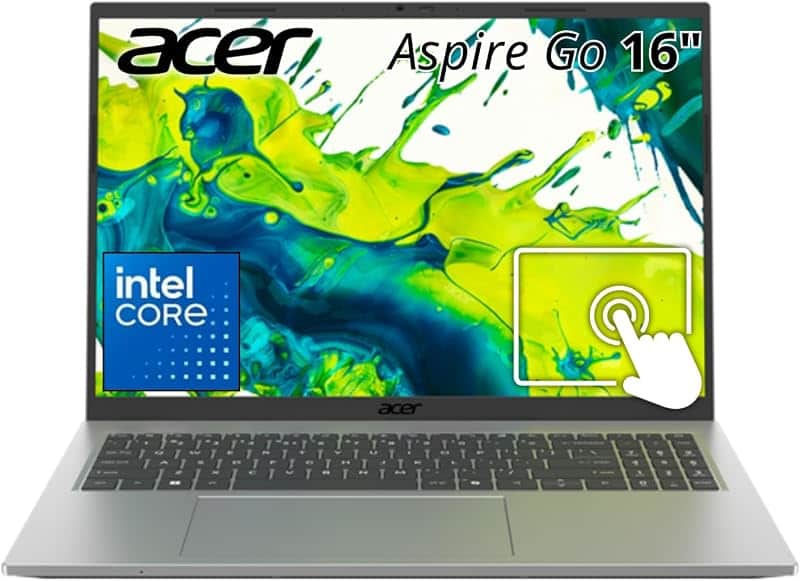 Aspire Go 16in Laptop Intel Core 5 16GB RAM 512GB SSD Touch