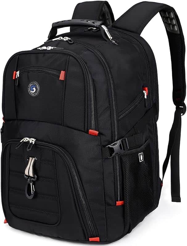 SHRRADOO Extra Large Travel Laptop Backpack for Men, Work College Backpacks | Fit 17 Inch…