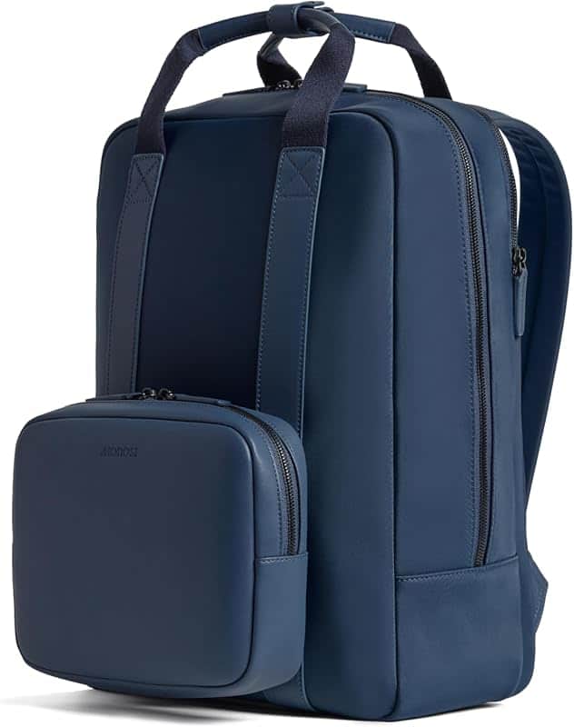 Monos Metro Backpack Nylon, Travel Backpack with Laptop Compartment, Lightweight Water-Re…