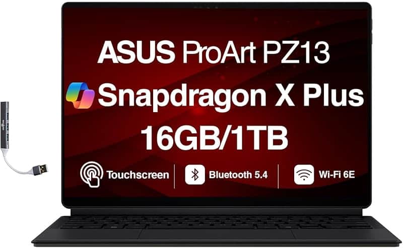 ProArt PZ13 2-in-1 AI Laptop 13.3" Touch OLED 3K Detachable Display