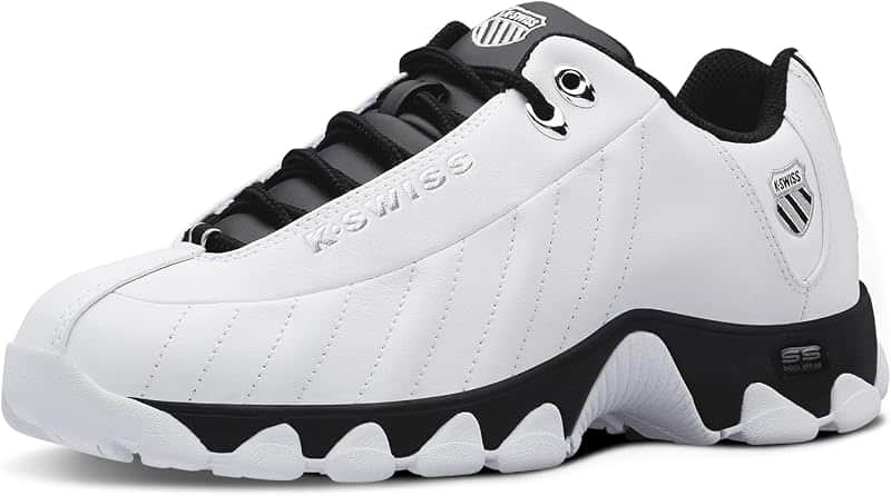 Men's ST329 CMF Sneaker, Wide Tennis Walking Shoes Leather Upper
