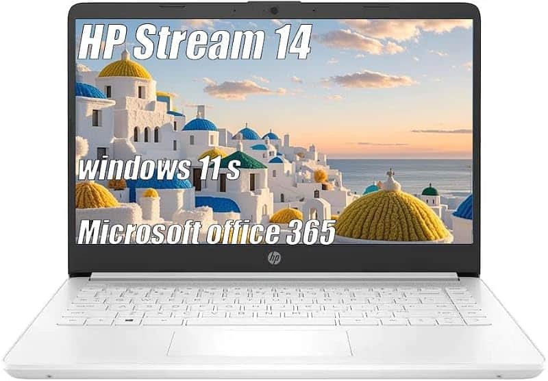 Stream 14 Inch Laptop for Student,Intel Celeron N4120, 4GB RAM, 64GB eMMC, Microsoft 365,…
