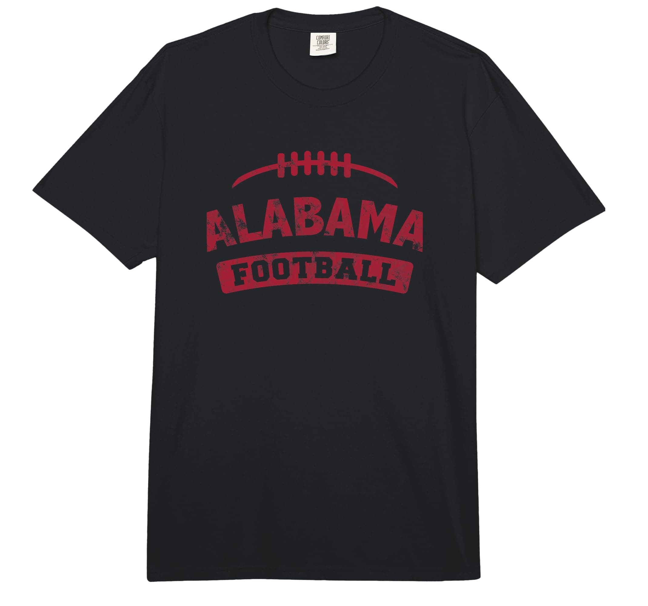 Alabama Football Distressed Tshirt Comfort Colors Adult Heavyweight T-Shirt