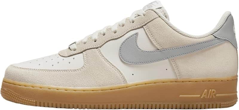 Air Force 1 '07 LV8 Men's Shoes (FQ8714-002, Phantom/Gum Yellow/Summit White/Light Smoke…