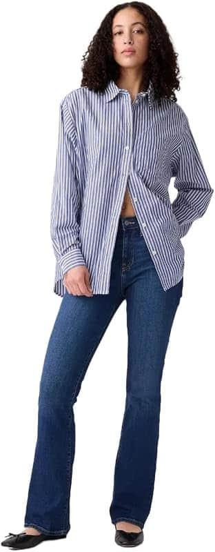 Women's Baby Boot Cut Denim Jeans