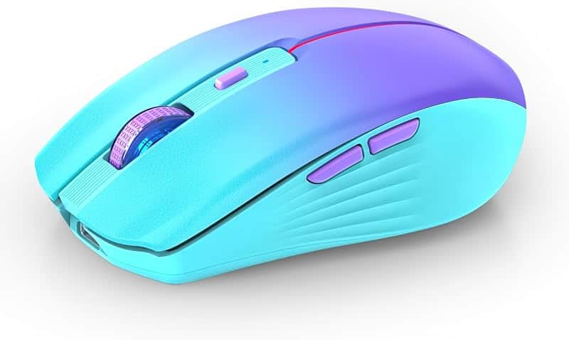 RAPIQUE Bluetooth Wireless Mouse, Rechargeable Slient Multi-Device Computer Mice (Tri-Mod…