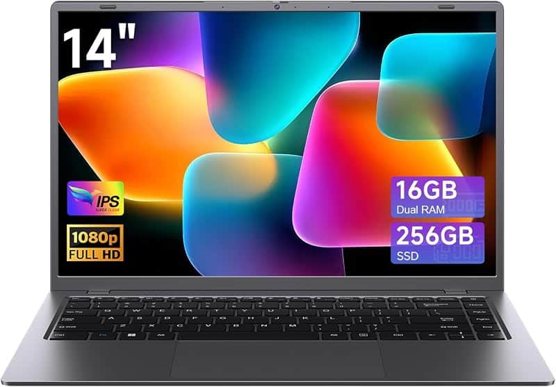 EVOSEP Laptop, 16GB RAM 256GB SSD, Pentium 6500Y, 14 Inch FHD IPS Display | Lightweight L…