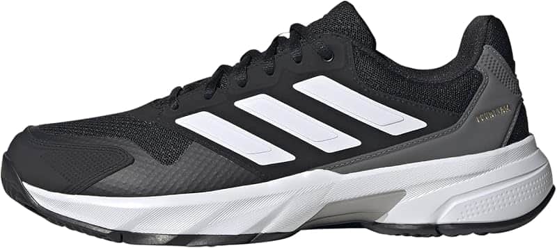 Mens Courtjam Control 3 Tennis Sneakers Shoes - White