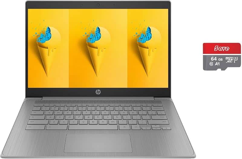 HD 14" Chromebook Laptop for Student and Business, Intel Celeron Processor N4120, 4GB RAM…