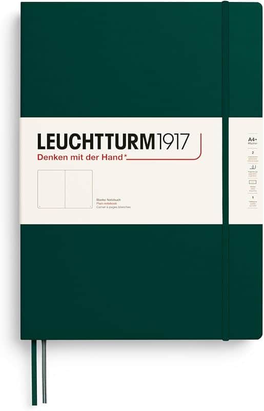 Notebook Hardcover Master Classic A4+ - 235 Numbered Pages for Writing and Journaling (Fo…
