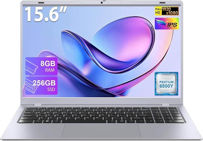 15.6 Inch Laptop, Pentium 6500Y Processor(Up to 3.4GHz), 8GB RAM 256GB SSD | 1920 x 1080…