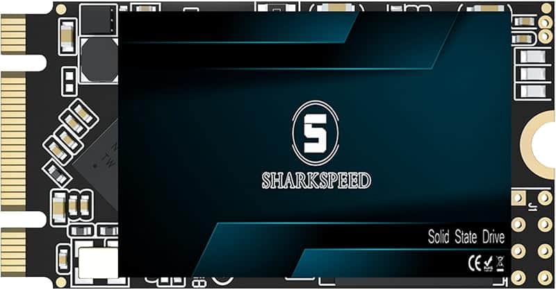 S SHARKSPEED SSD 128GB M.2 2242 NGFF 42mm B+M Key SATA 3 Internal Solid State Drive for D…