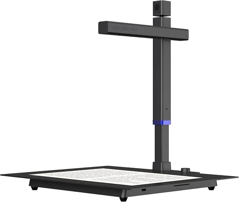 CZUR Shine Surface Pro 16MP Book & Document Scanner | 16MP Document Camera + 2MP Webcam,…