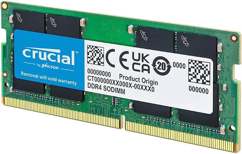 8GB DDR4 RAM 3200MHz (PC4-25600), Downclockable to 2933/2666MHz Laptop Memory, SODIMM 260…