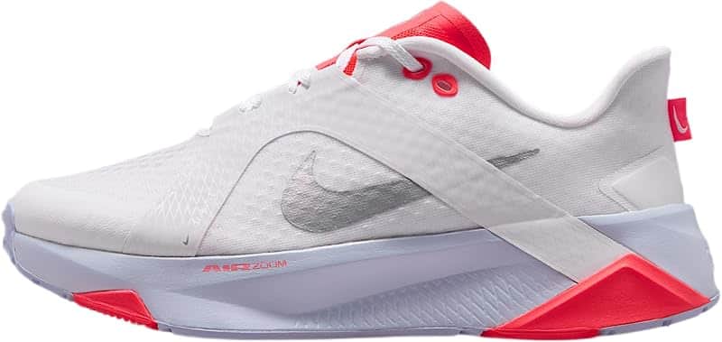 Hybrid RN Women's Training Shoes (White/Laser Crimson/Football Grey/Metallic Silver)
