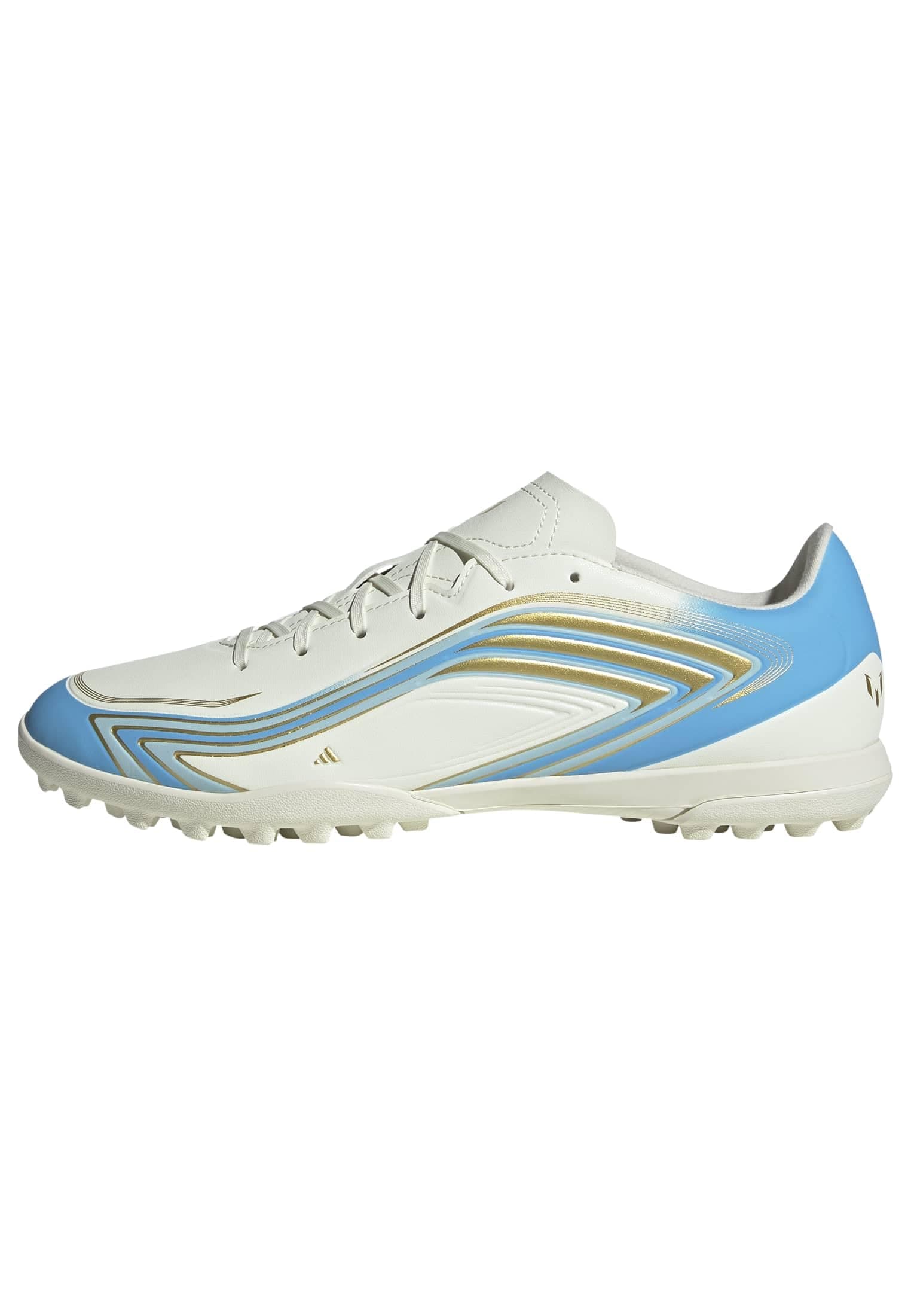 Mens F50 Messi Club Turf Soccer Cleats - White