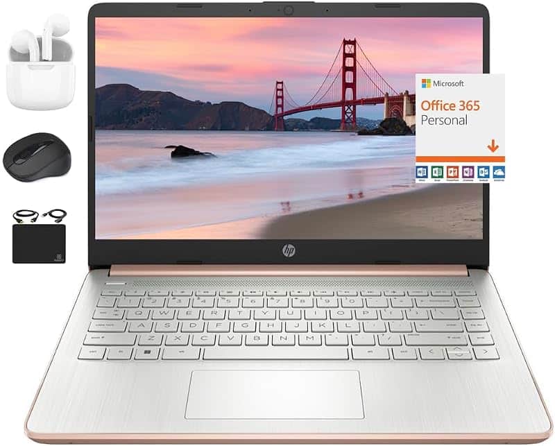 New 14" HD Ultral Light Thin Laptop, Quad-Core Intel Celeron Processor, 4GB RAM, 192GB (1…